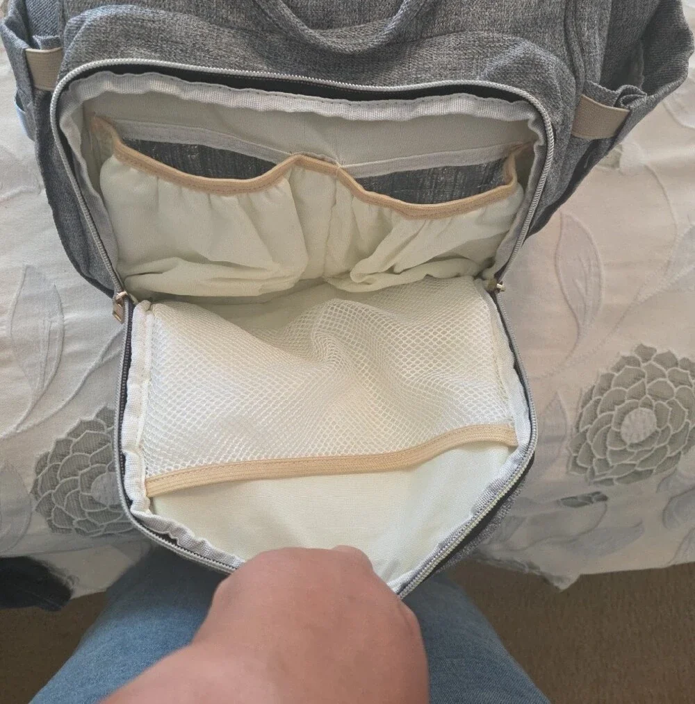 Gray Baby Backpack - Casual Travel & Everyday Bag